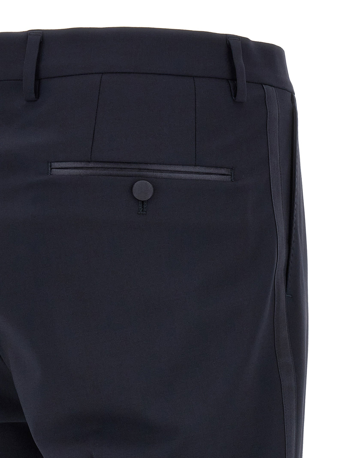 Dolce & Gabbana Blue Virgin Wool Two-Piece Suit