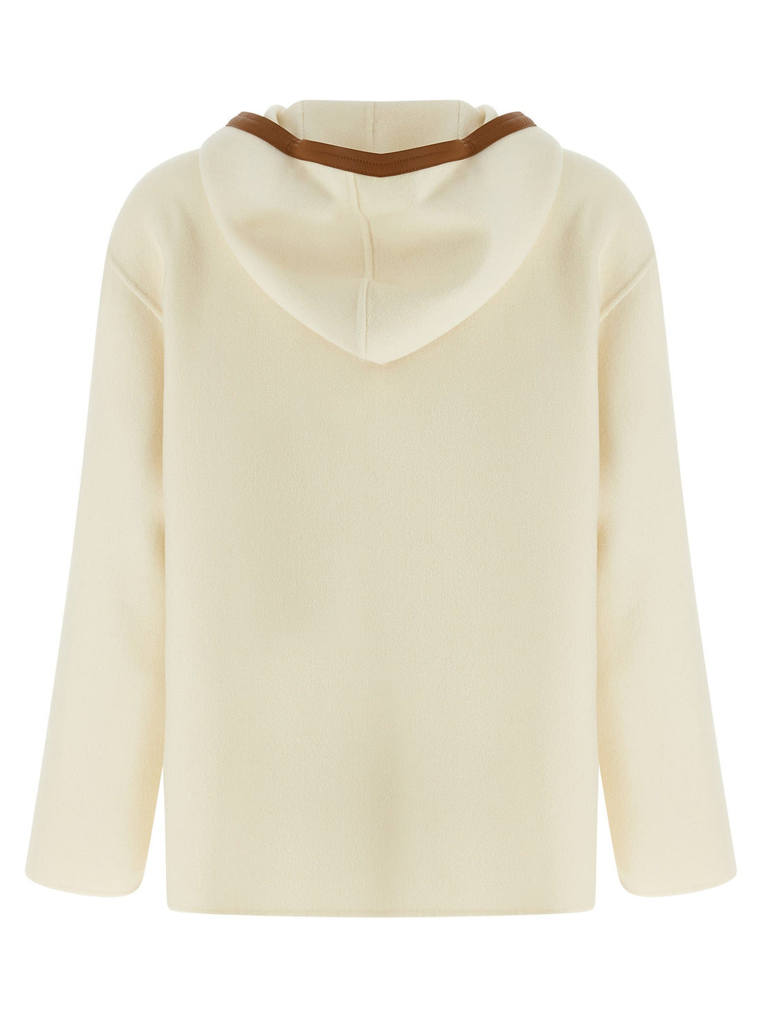 Max Mara White Virgin Wool Coat