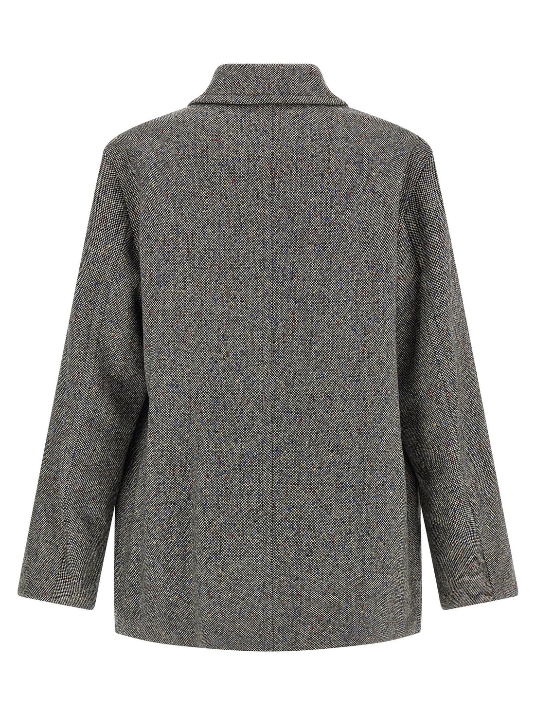Dries Van Noten Gray Wool Coat