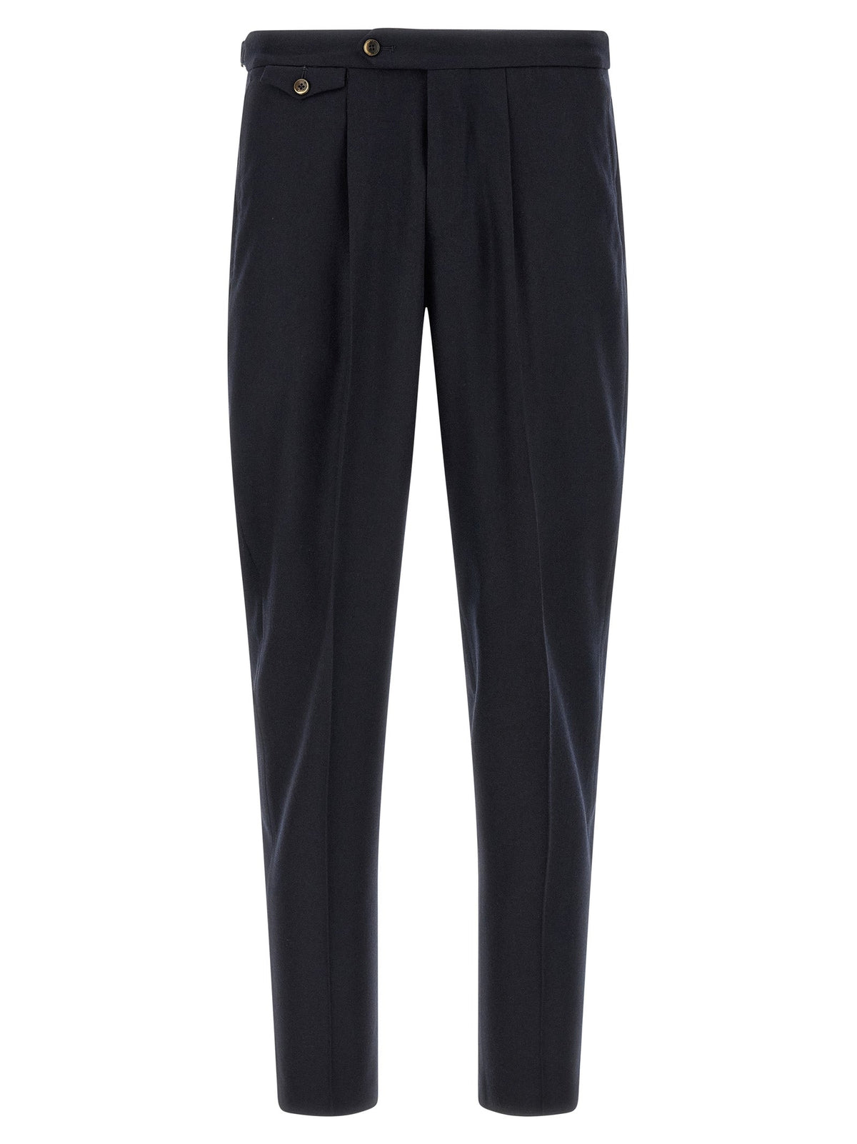 PT Torino Black Virgin Wool Dress Pants