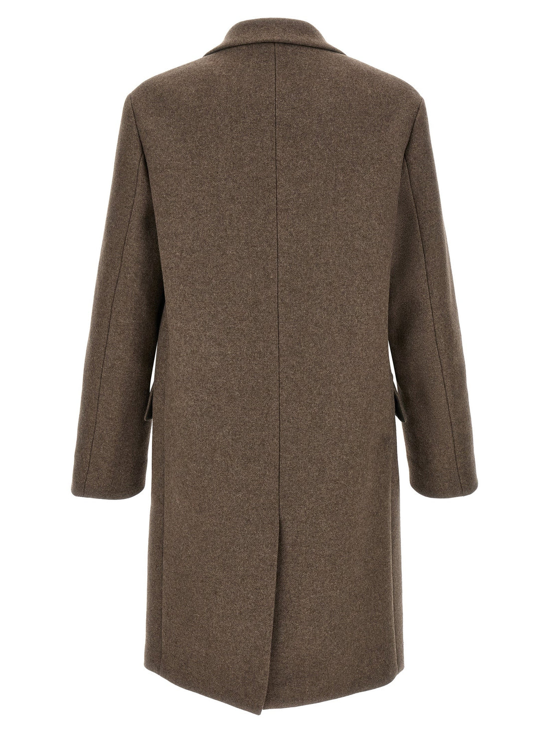 Dries Van Noten Brown Wool Coat