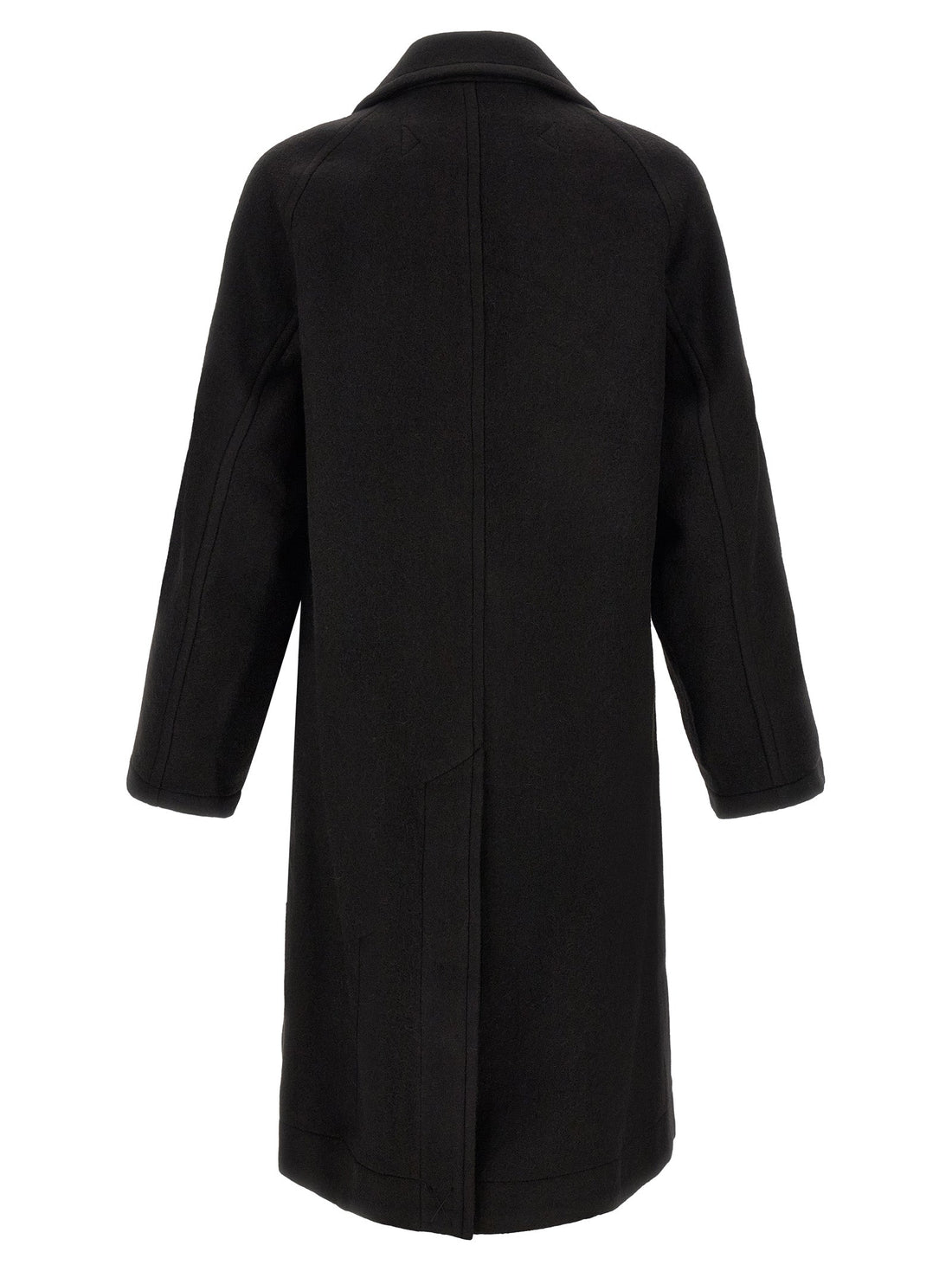 Lemaire Black Wool Coat