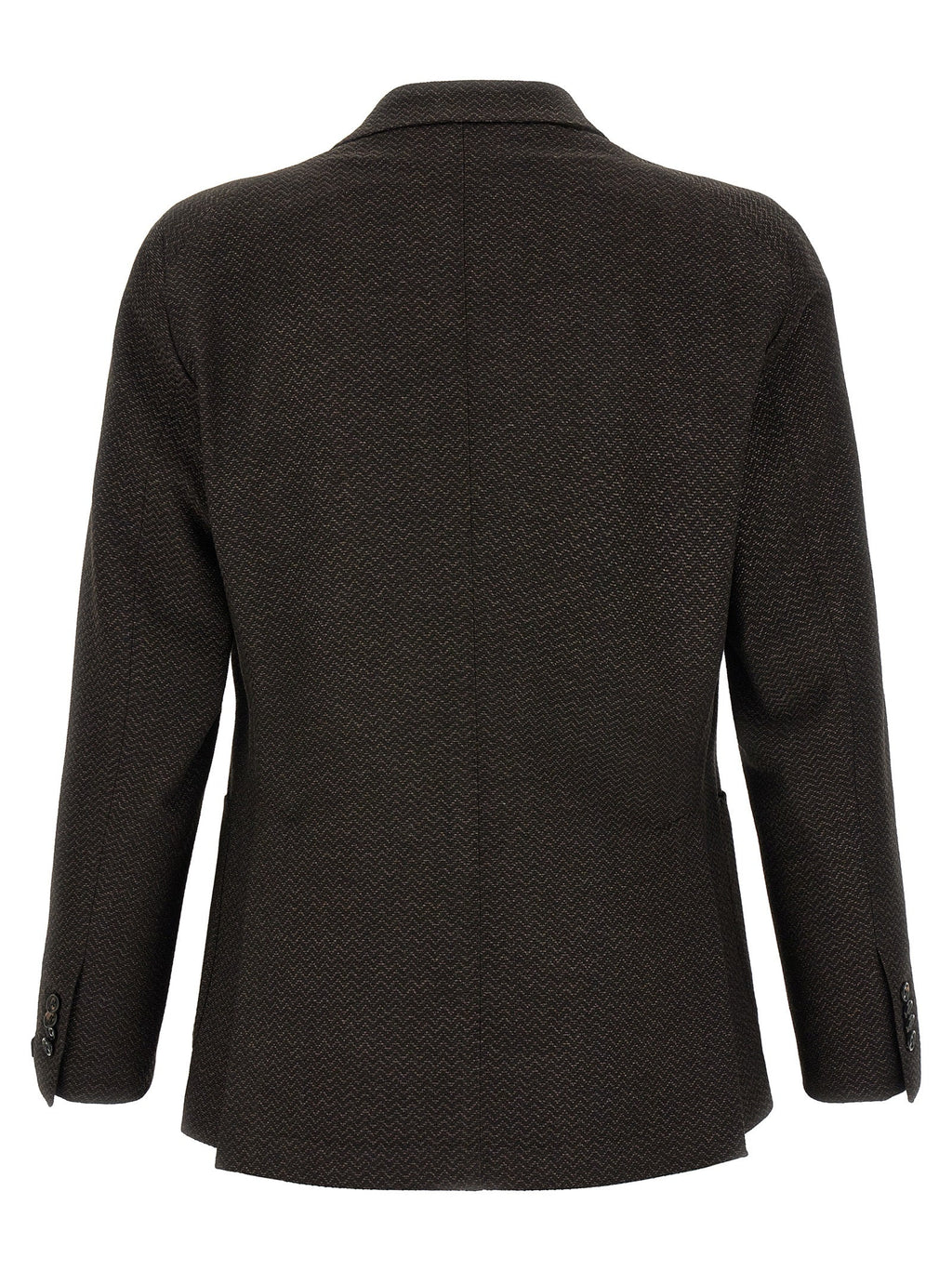 Tagliatore Brown Virgin Wool Blazer
