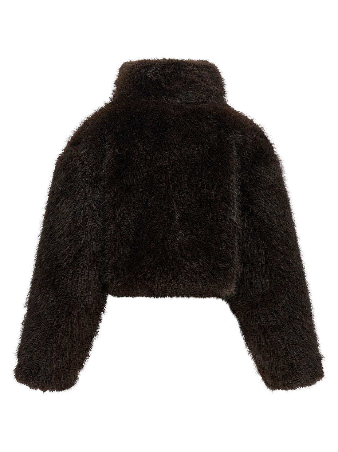 ROTATE BIRGER CHRISTENSEN Brown Polyester Coat