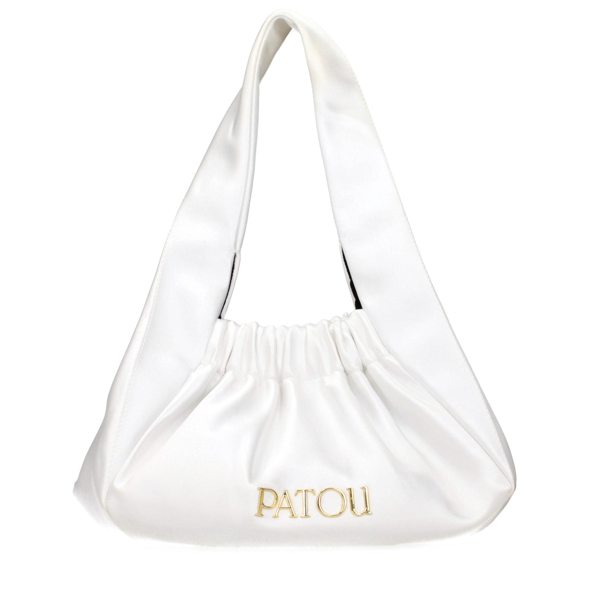 Patou White Fabric Handbag