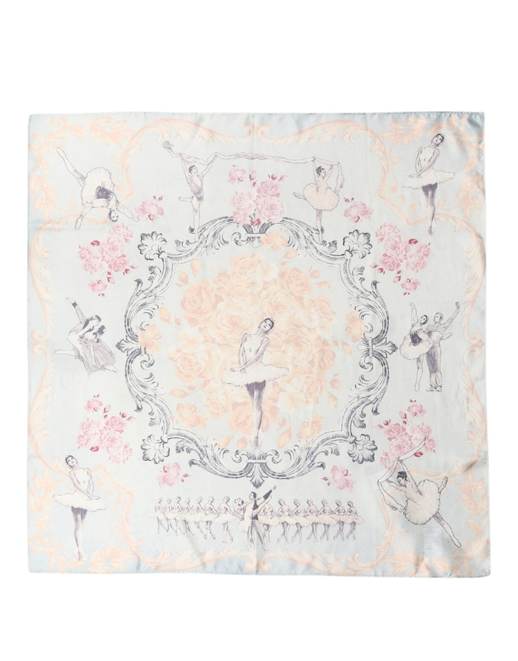 Dolce & Gabbana Men Multicolor Ballerina Floral Foulard Scarf
