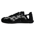 Dolce & Gabbana Black Logo Lace Up Low Top NS1 Sneakers Shoes