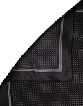 Dolce & Gabbana Black Polka Dot Pocket Square Foulard Scarf