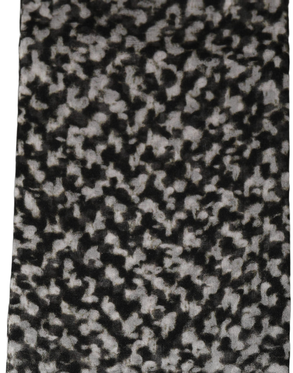 Dolce & Gabbana Black White Herringbone Tweed Shawl Scarf