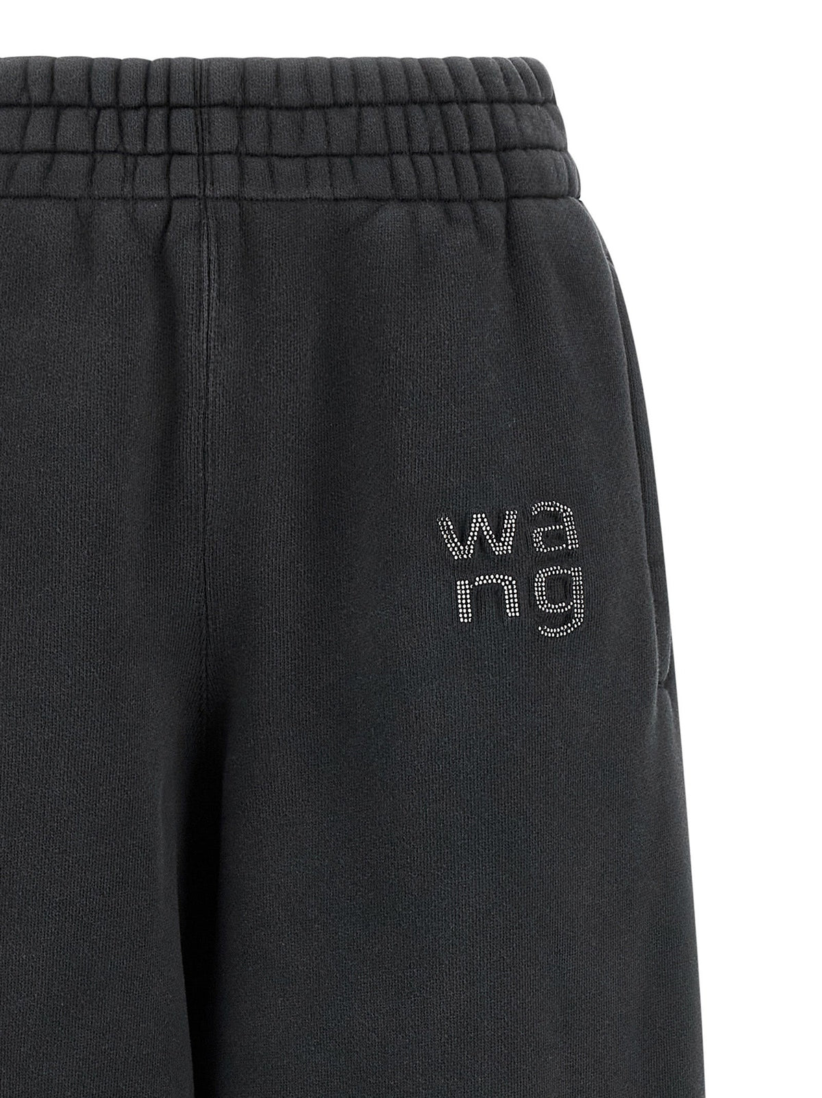 T BY ALEXANDER WANG Black Cotton Joggers (Workout Pants)