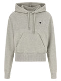 Ami Paris Gray Cotton Sweatshirt