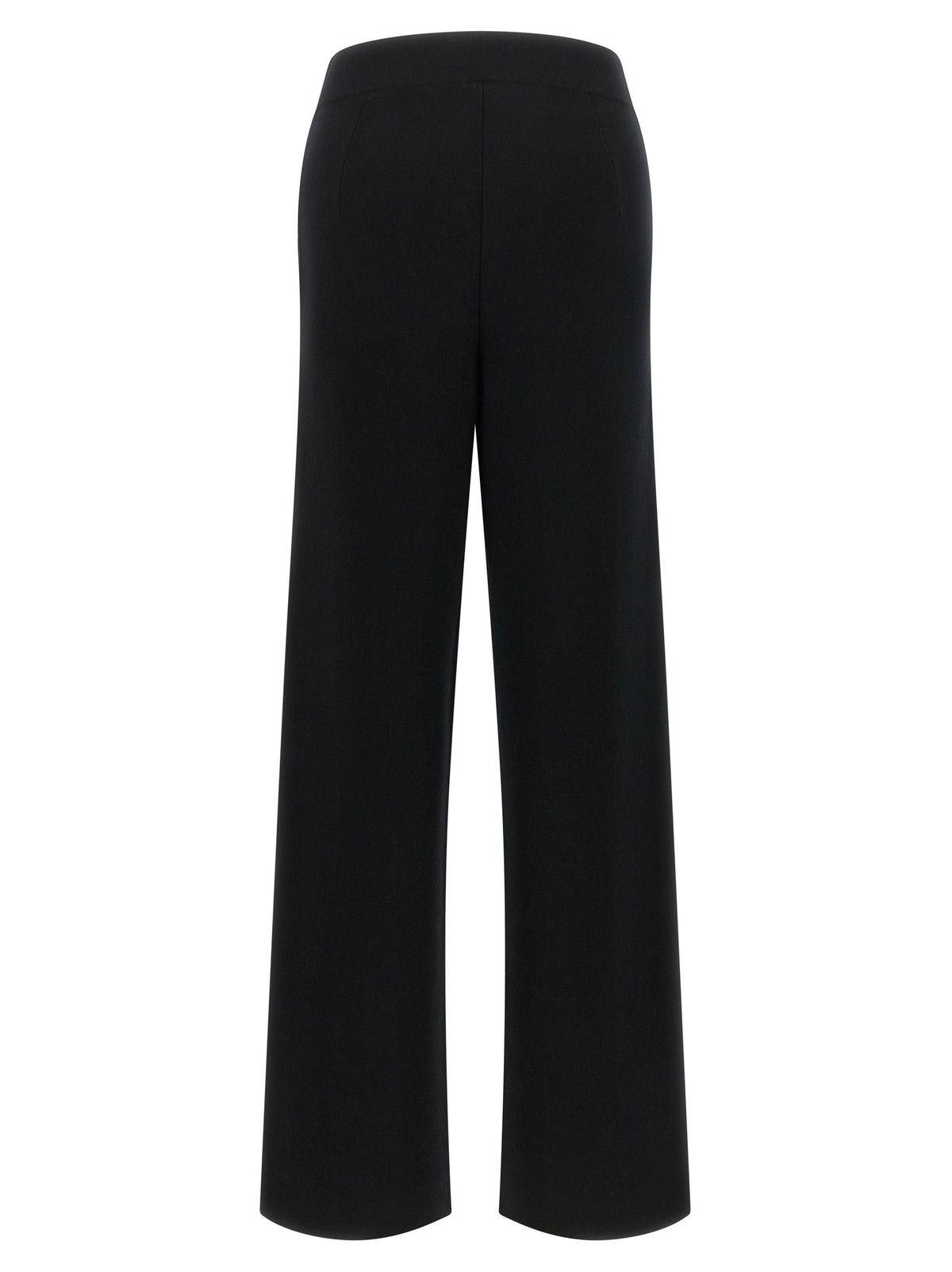 Max Mara Black Wool Casual Pants