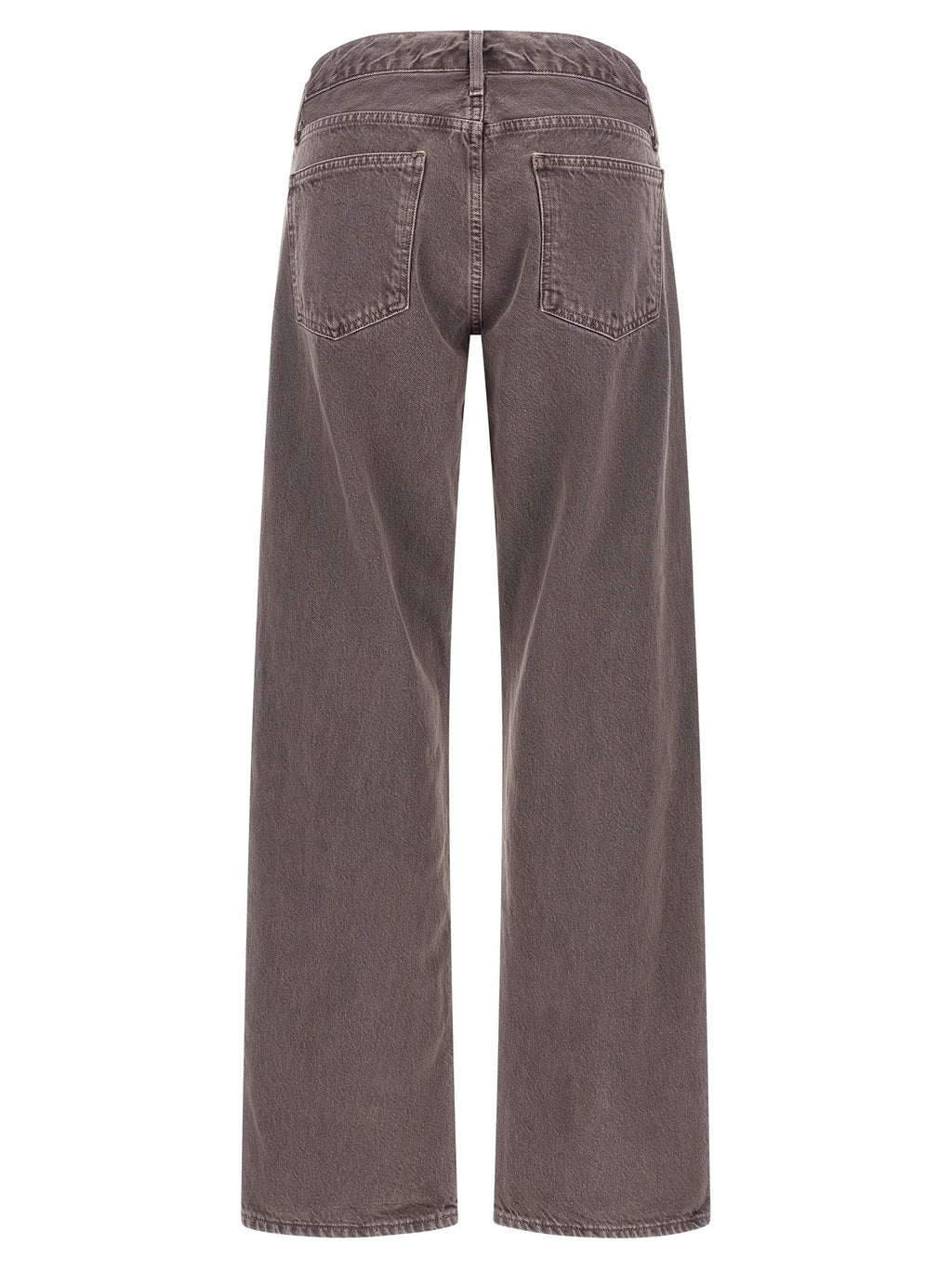 Agolde Purple Cotton Relaxed Fit Jeans