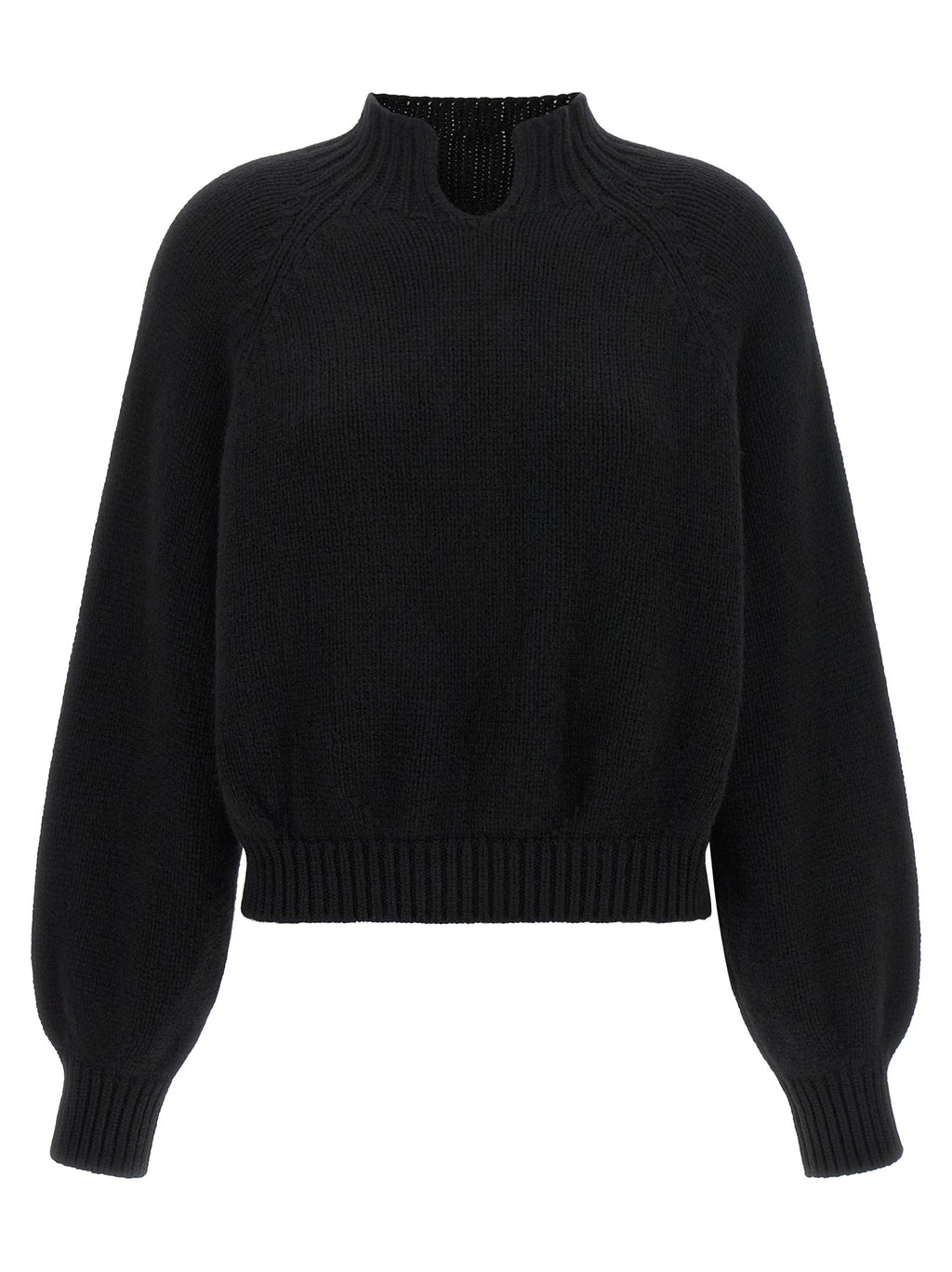 Khaite Black Cashmere Cardigan