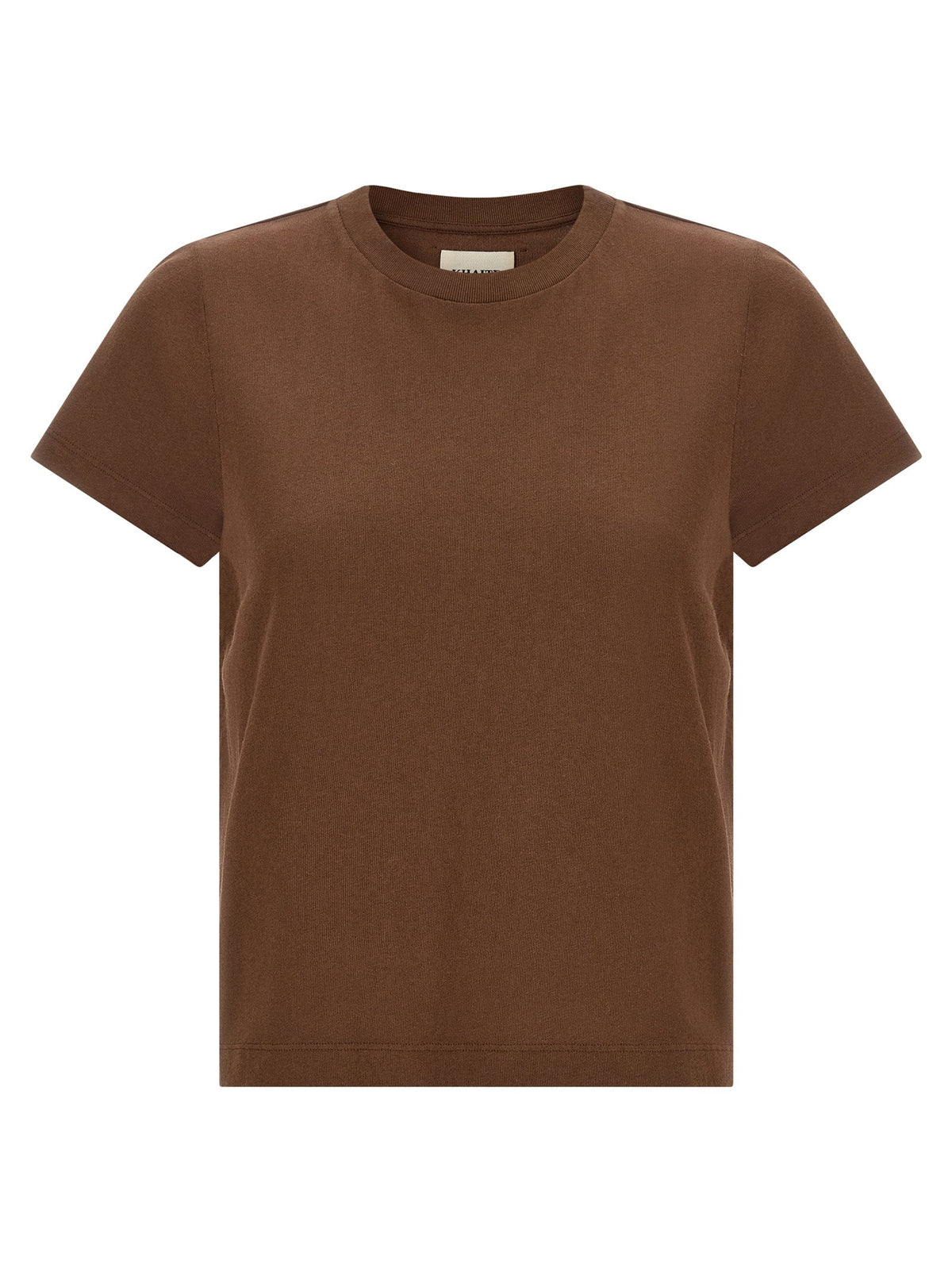 Khaite Brown Cotton T-Shirt