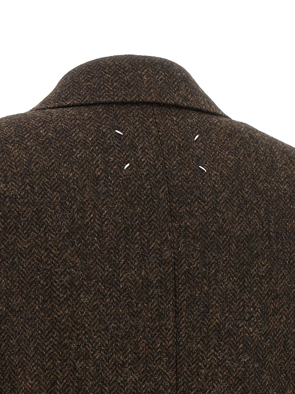 Maison Margiela Brown Wool Coat