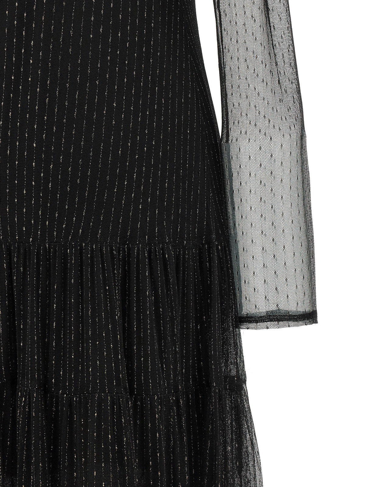Twinset Black Polyamide Long Dress