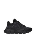 Versace Black Fabric Athletic Sneakers