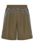 Balenciaga Gray Polyester Bermuda Shorts