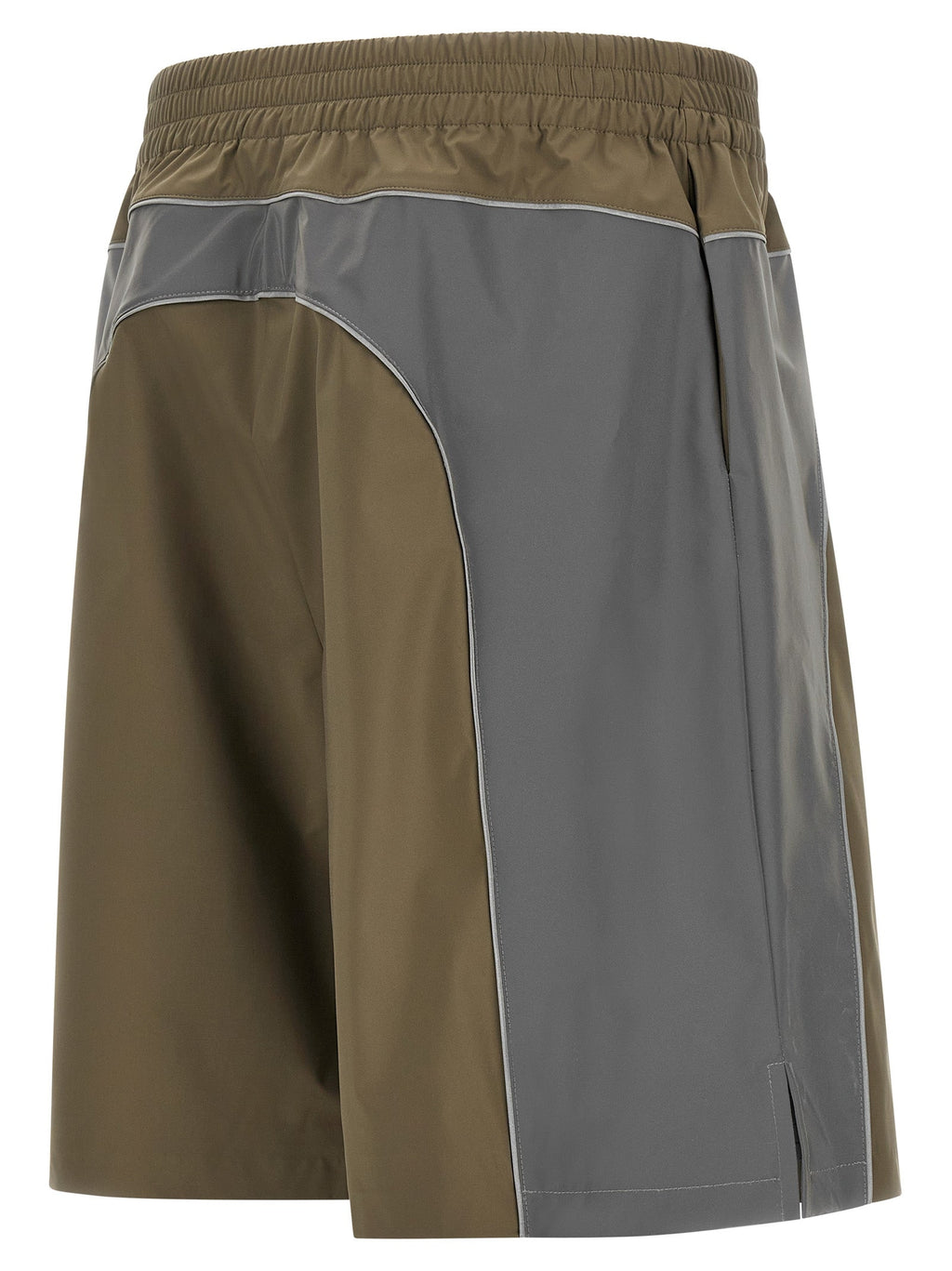 Balenciaga Gray Polyester Bermuda Shorts
