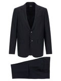ZEGNA Blue Wool Two-Piece Suit
