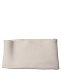 Dolce & Gabbana Men White Polyester Knitted Neck Warmer Scarf