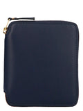 Comme Des Garçons Blue Calfskin Wallet