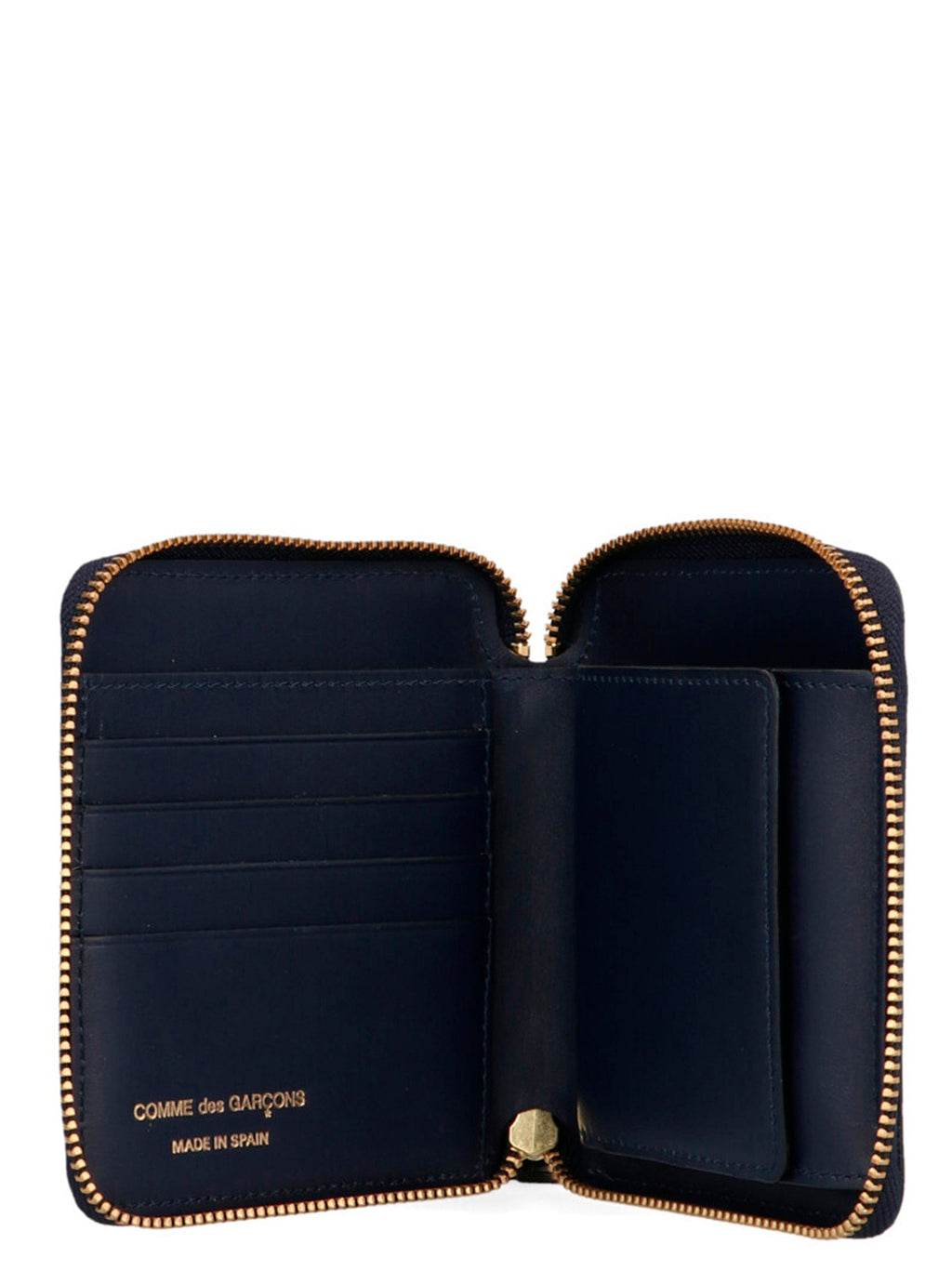 Comme Des Garçons Blue Calfskin Wallet