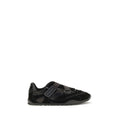 PINKO Black Suede Leather Athletic Sneakers