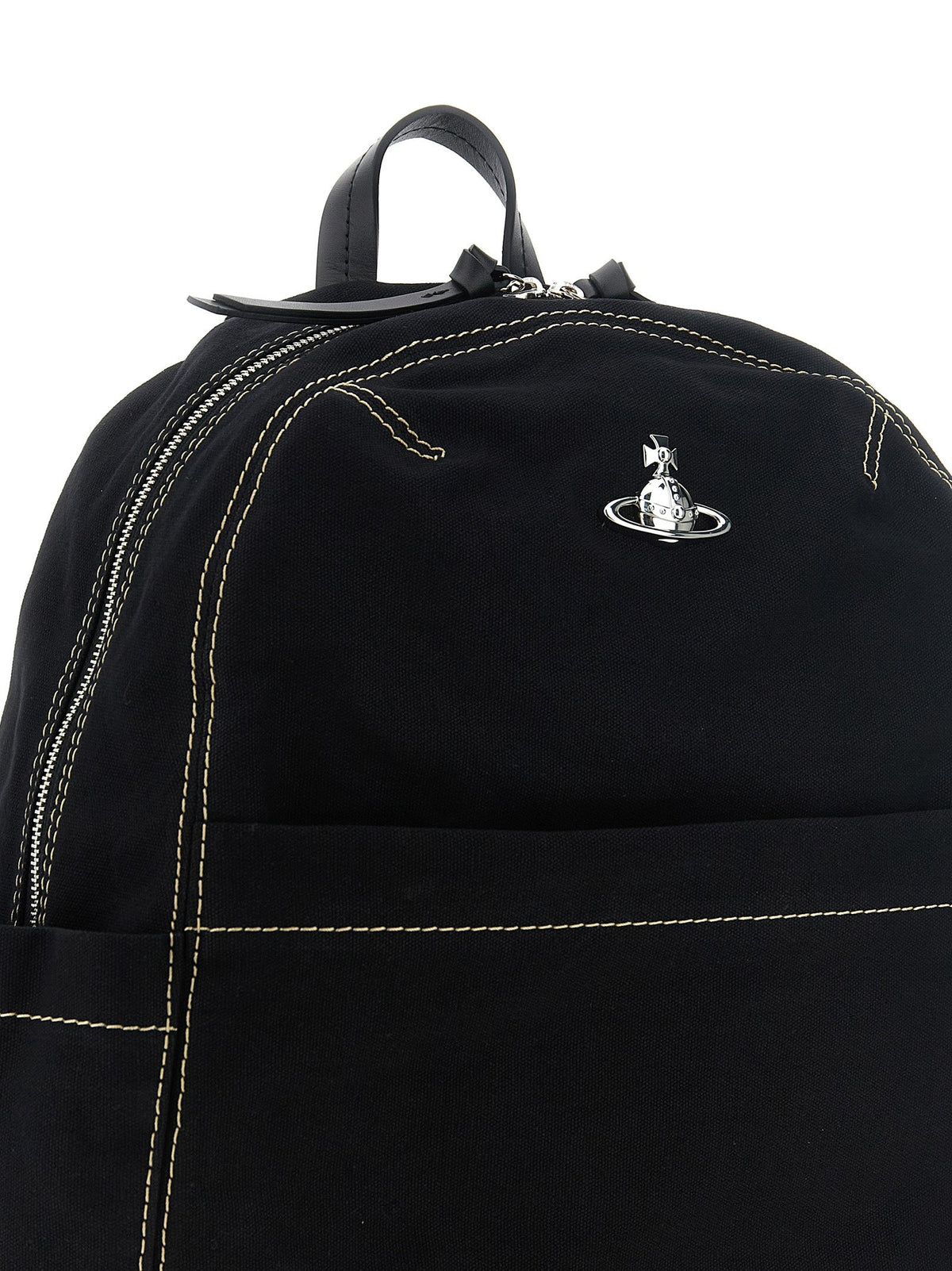Vivienne Westwood Black Cotton Backpack