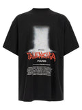 Balenciaga Black Cotton T-Shirt