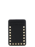 Valentino Garavani Black Calfskin Cardholder