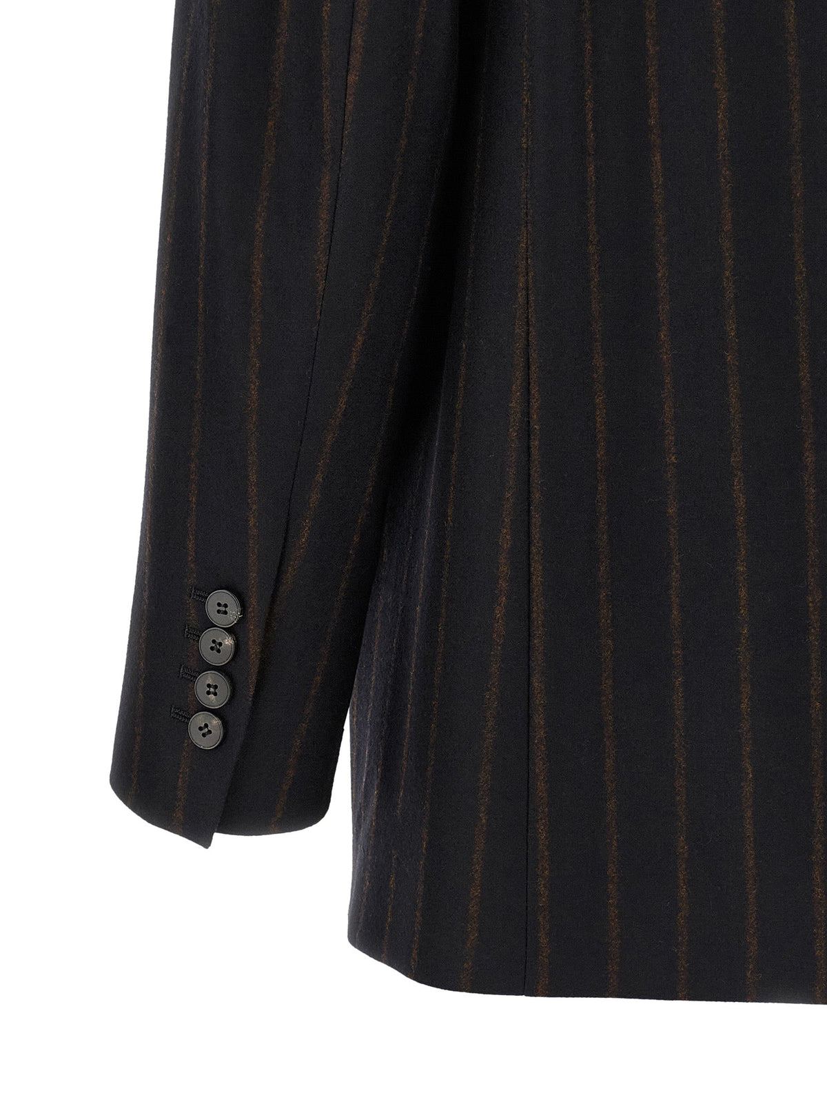 Alberto Biani Blue Wool Blazer