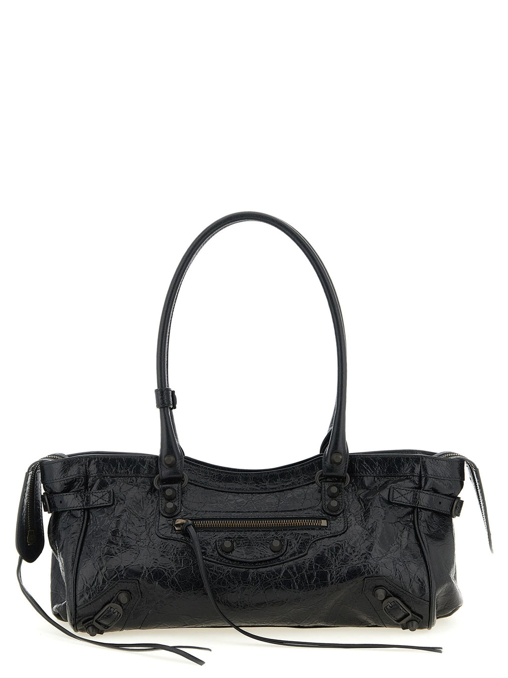 Balenciaga Black Lamb Leather Shoulder Bag