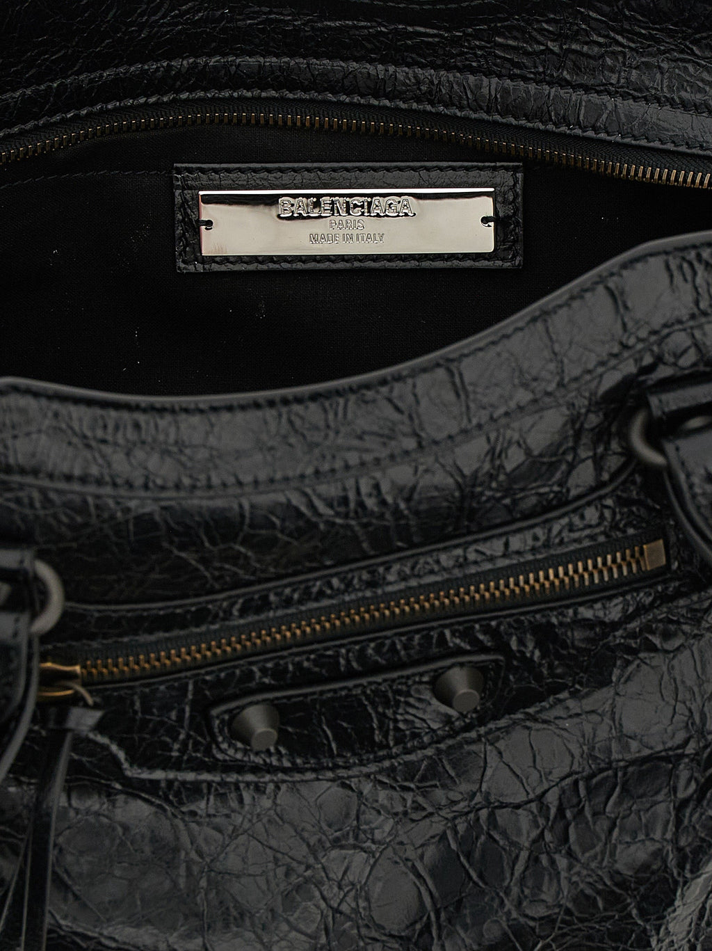 Balenciaga Black Lamb Leather Shoulder Bag