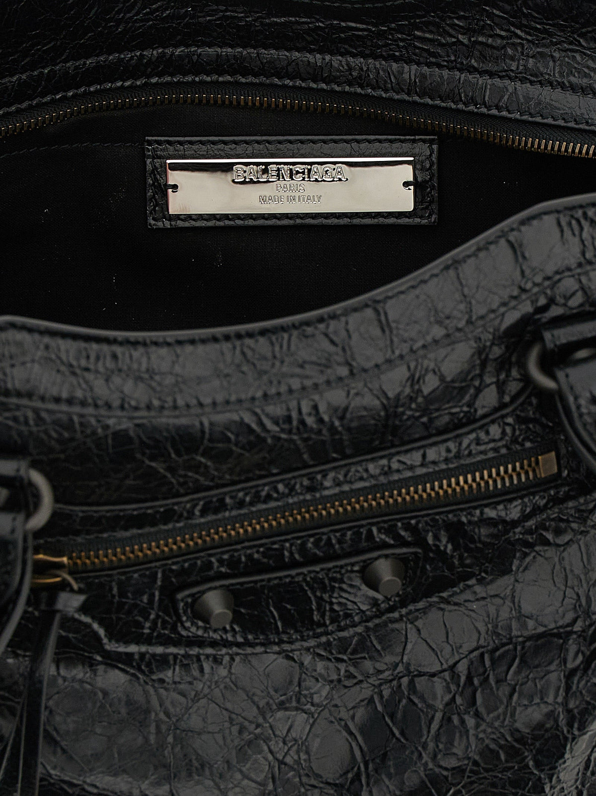 Balenciaga Black Lamb Leather Shoulder Bag