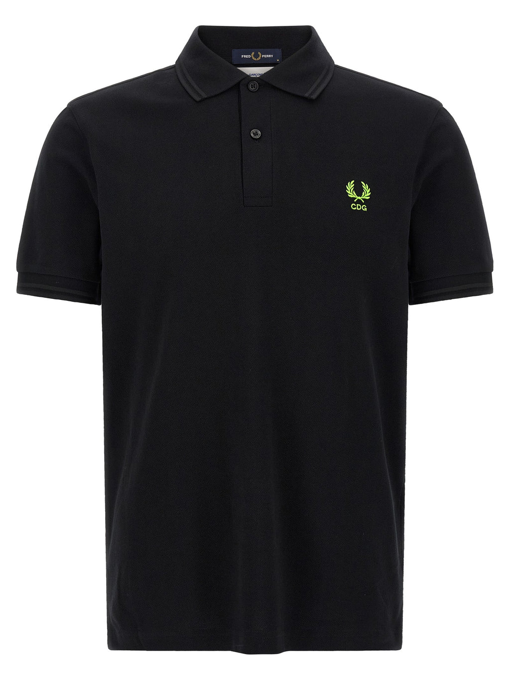 Comme Des Garçons Bicolor Cotton Polo Shirt