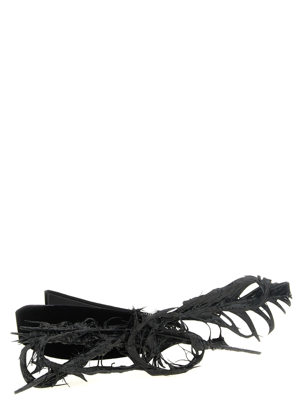 Comme Des Garçons Black Rayon Headband