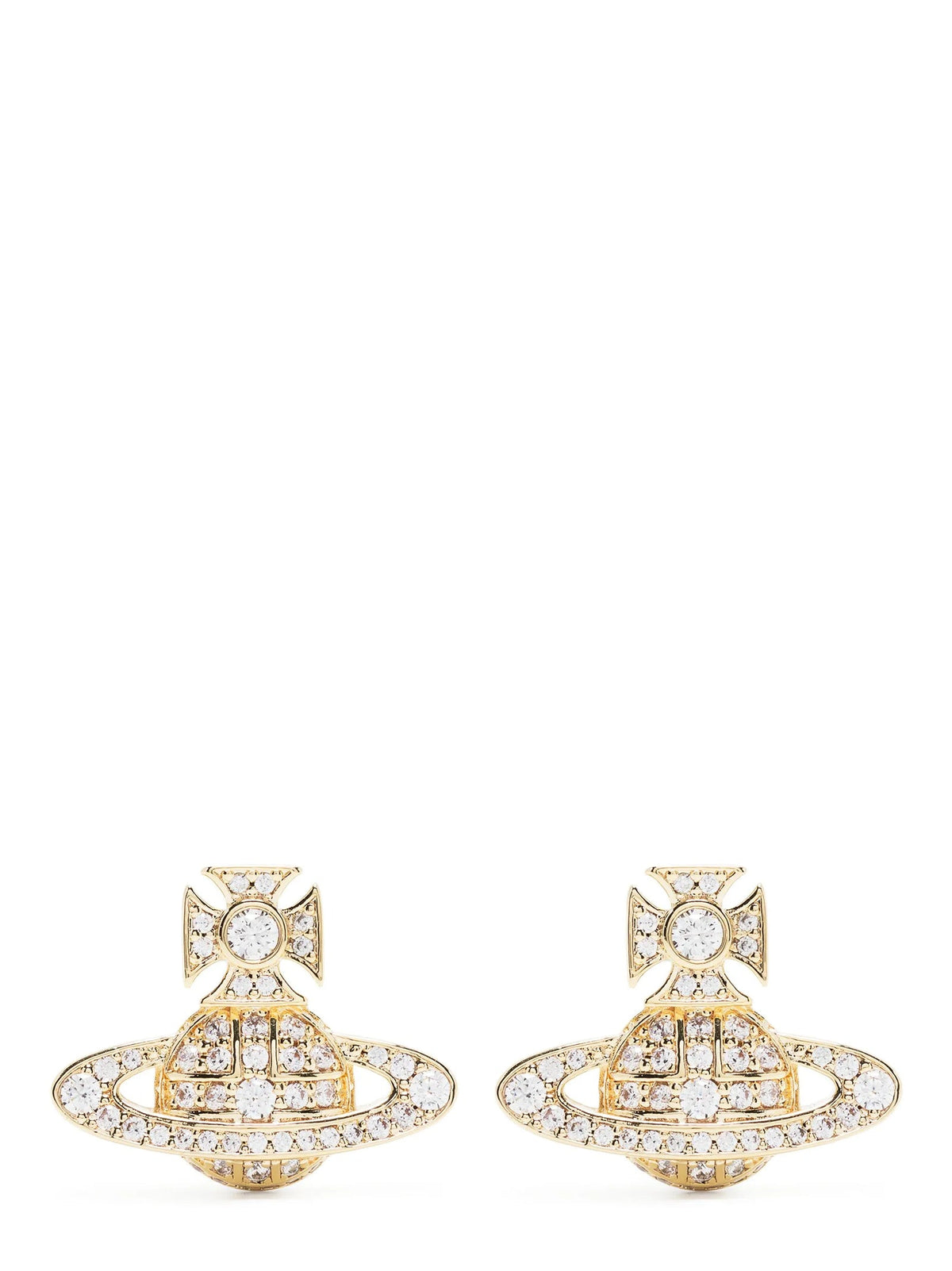 Vivienne Westwood Gold Brass Earrings