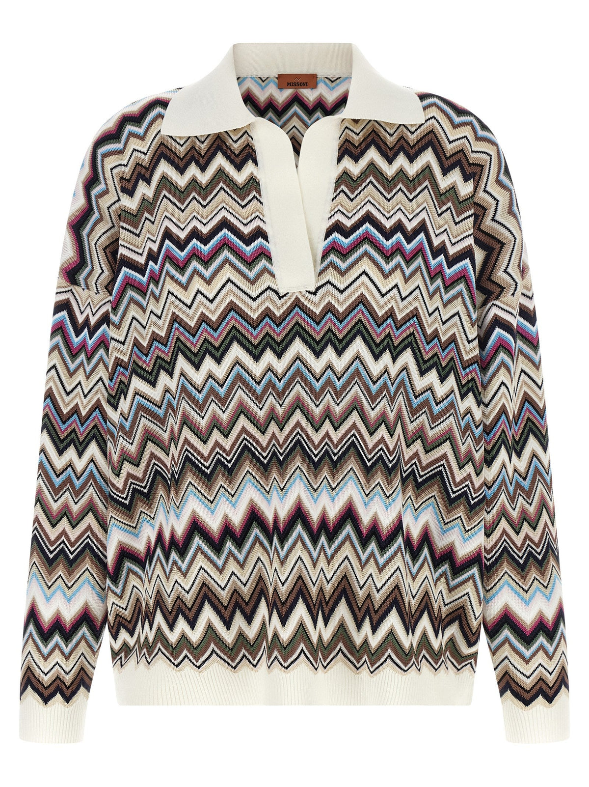 Missoni Multicolor Viscose Polo Shirt