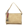 Desigual Beige Polyurethane Women's Bag with Removable Strap and Compartments