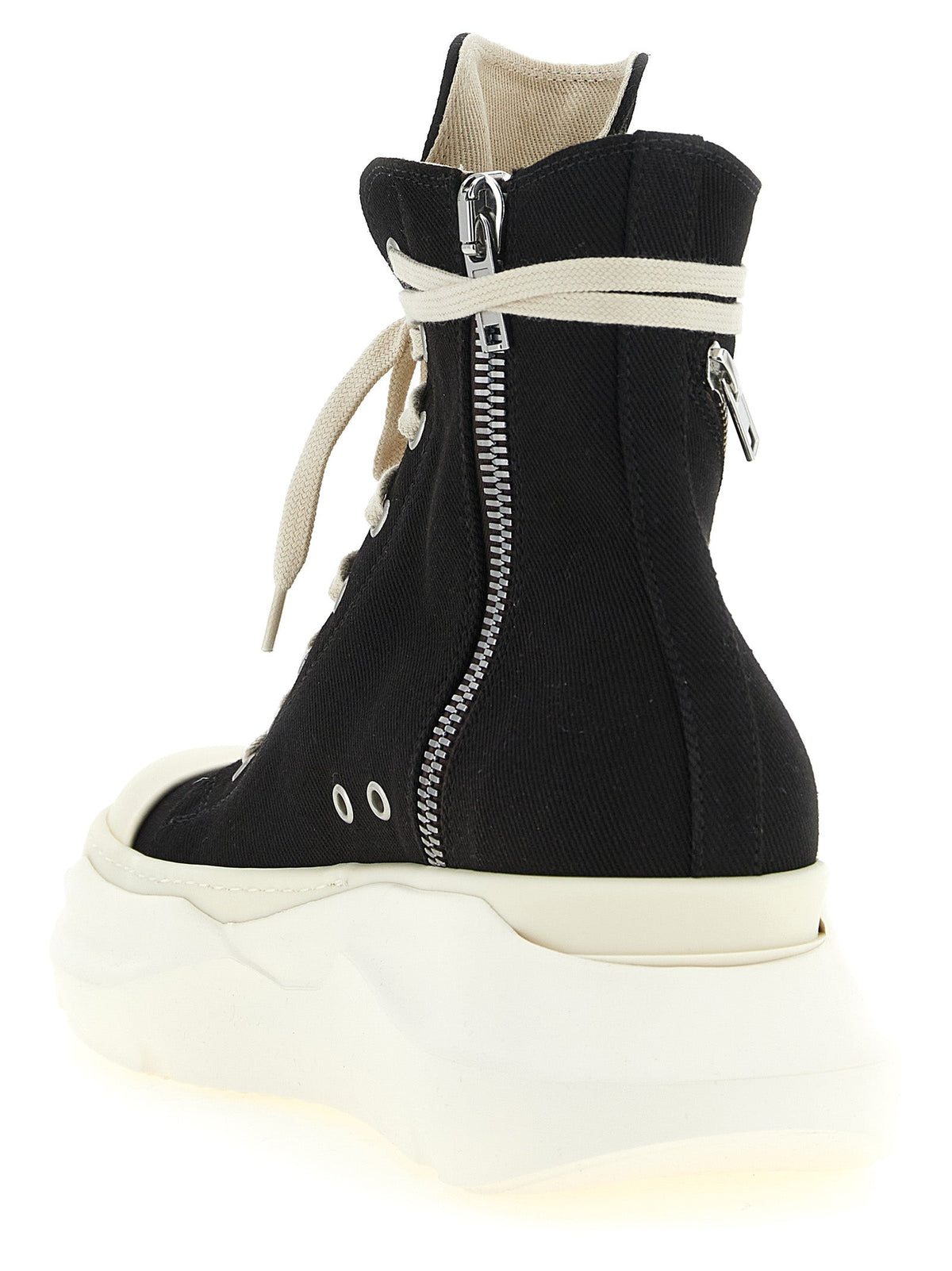 DRKSHDW Black Cotton Athletic Sneakers