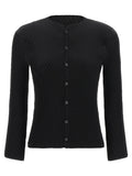 Issey Miyake Black Polyester Cardigan
