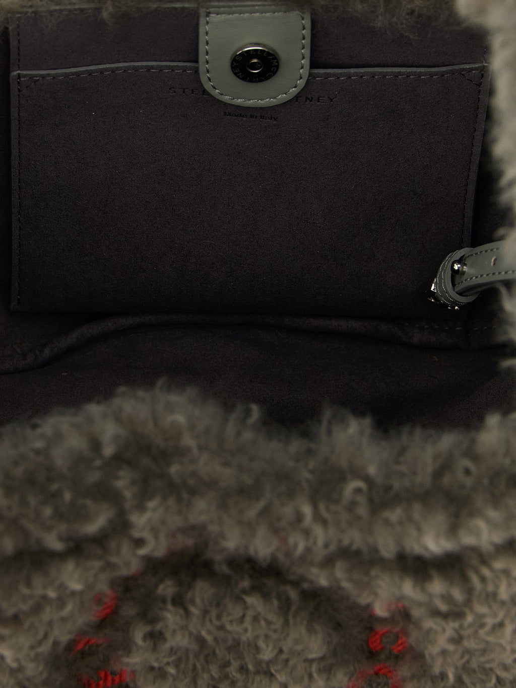 Stella McCartney Gray Polyester Shoulder Bag