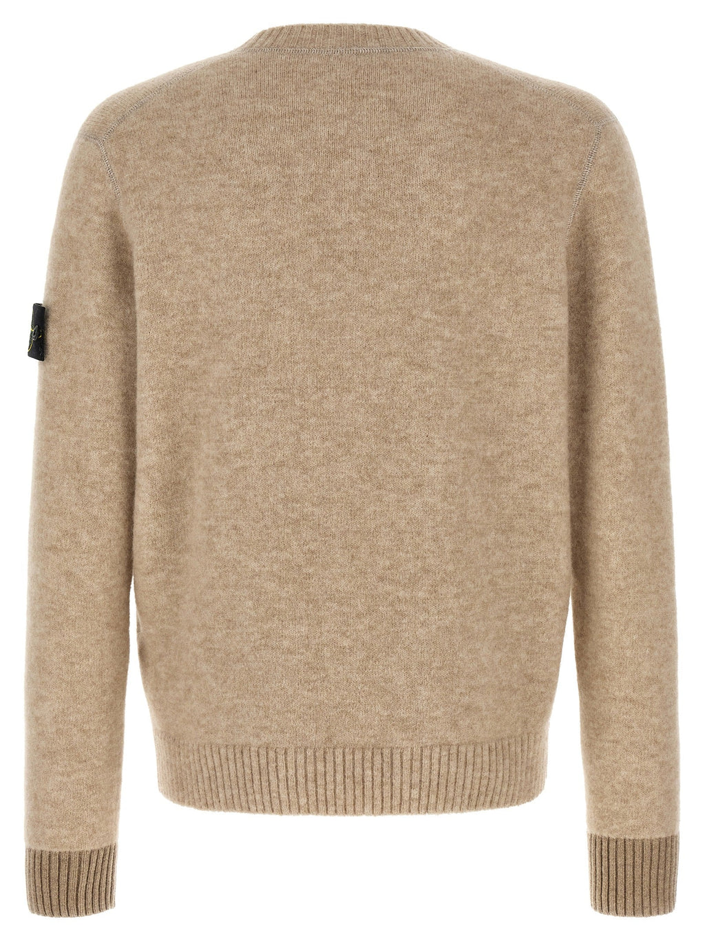 Stone Island Beige Wool Cardigan