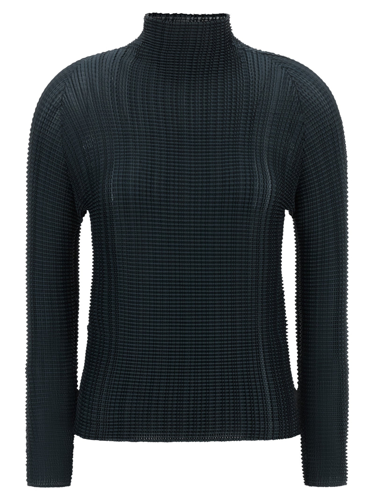 Issey Miyake Blue Polyester Cardigan