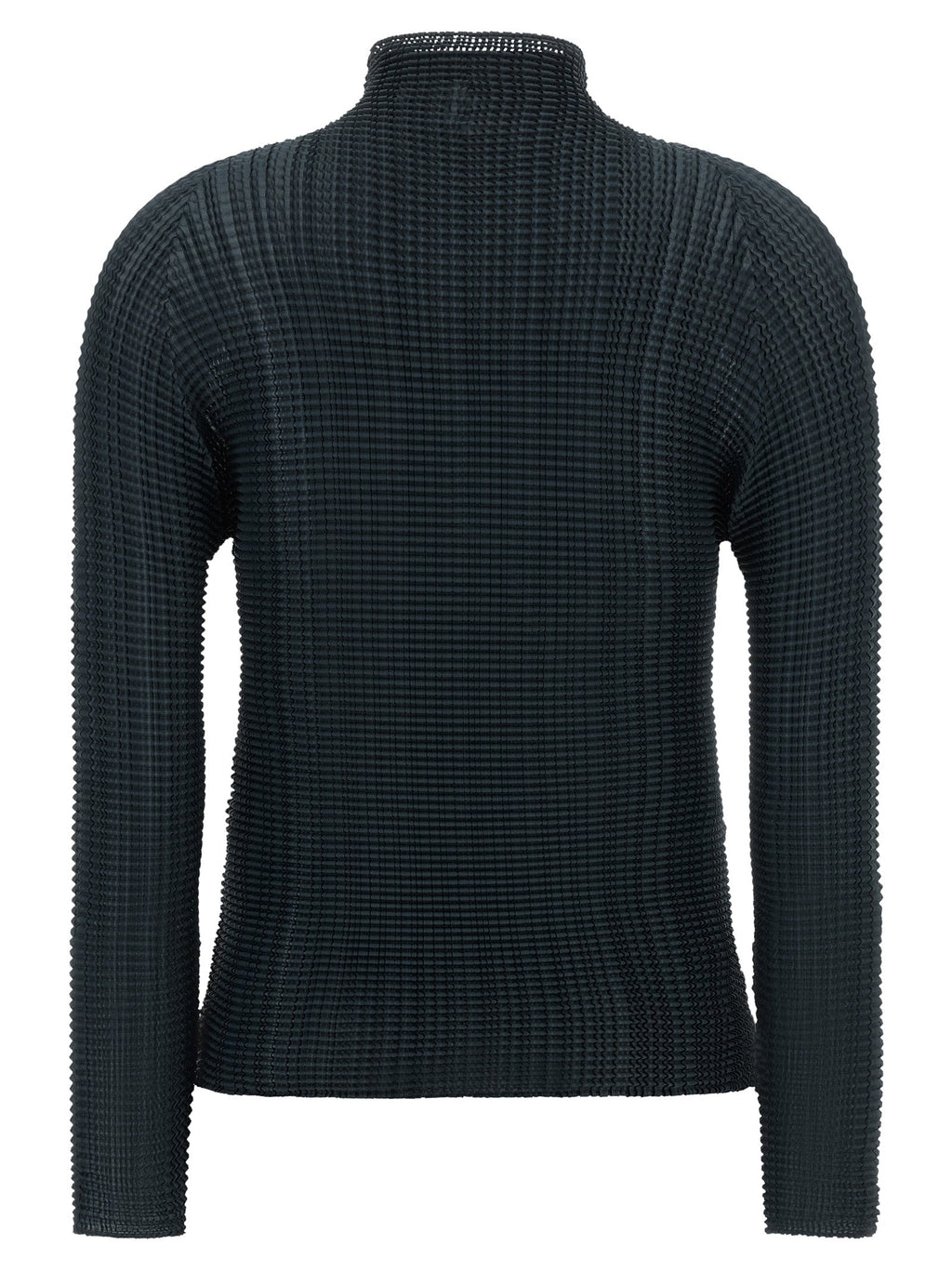 Issey Miyake Blue Polyester Cardigan