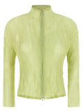 Issey Miyake Bicolor Polyester Cardigan