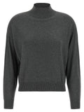Peserico Gray Virgin Wool Cardigan
