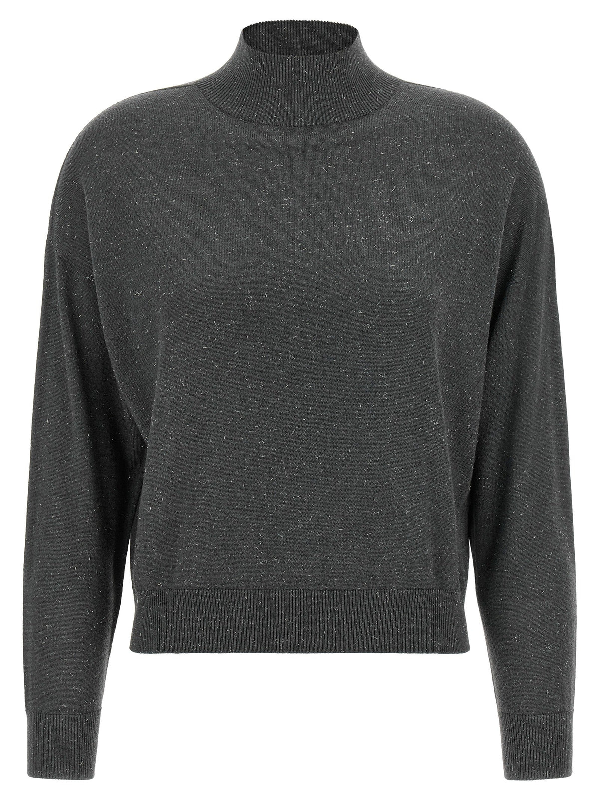 Peserico Gray Virgin Wool Cardigan